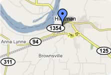 Hickman Location Map